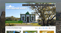 Desktop Screenshot of capemazaarsociety.com